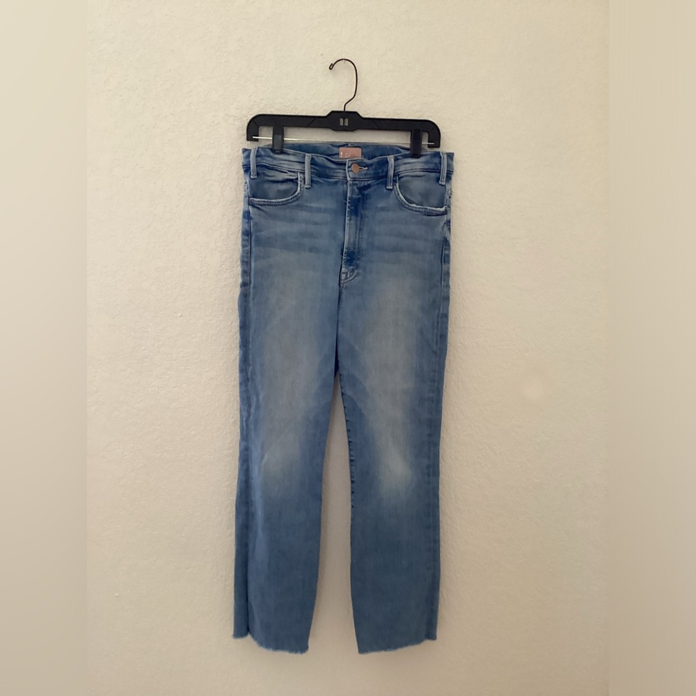MOTHER The Hustler Ankle Fray Jeans